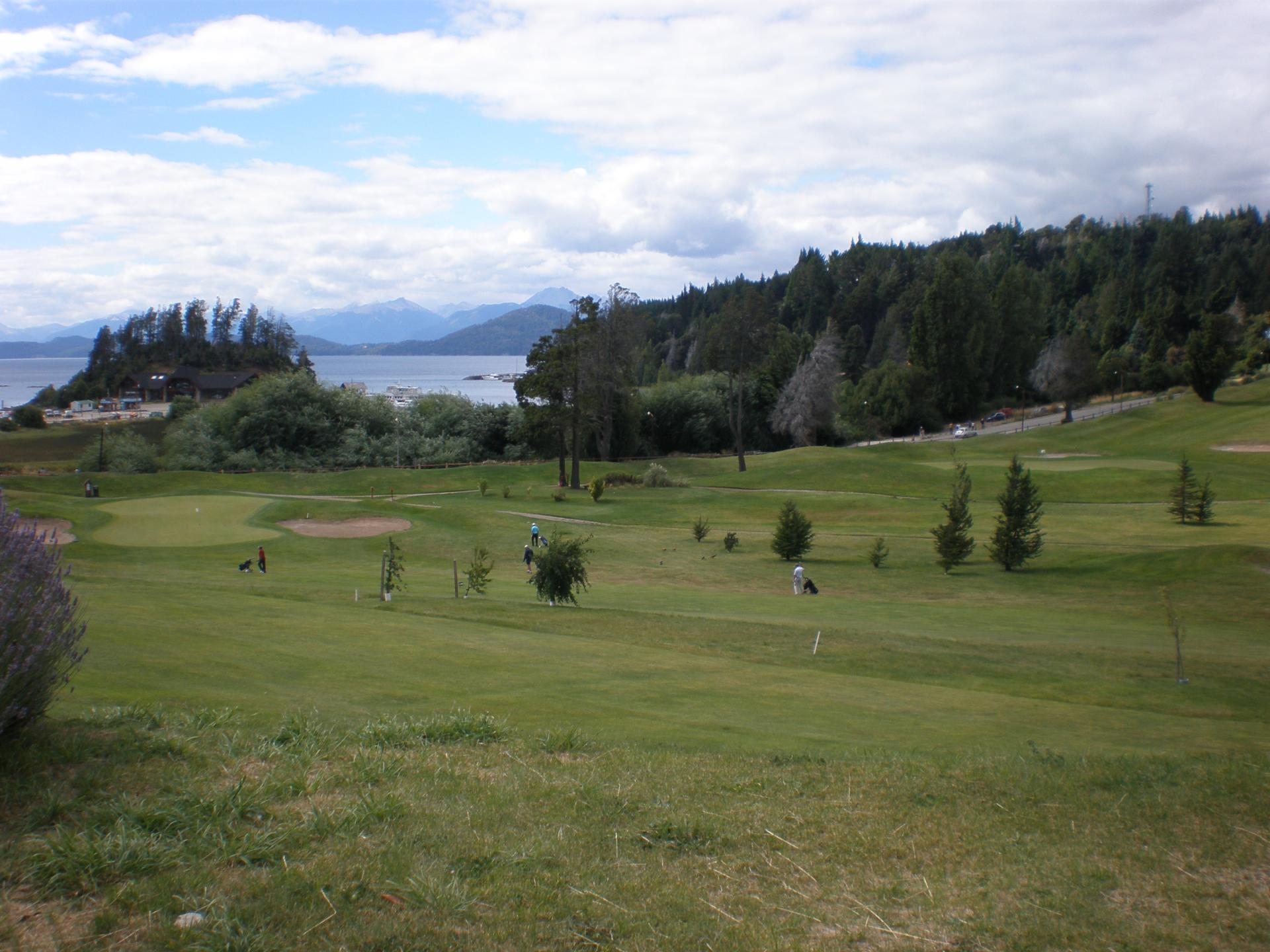 Vue depuis le golf de Bariloche