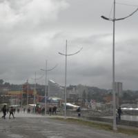 Puerto Montt sous la pluie