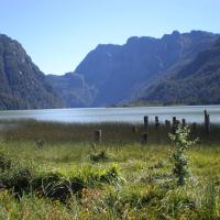 Lago Frio, frontière argentine