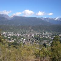 EL Bolson depuis le belvédère Rio Azul